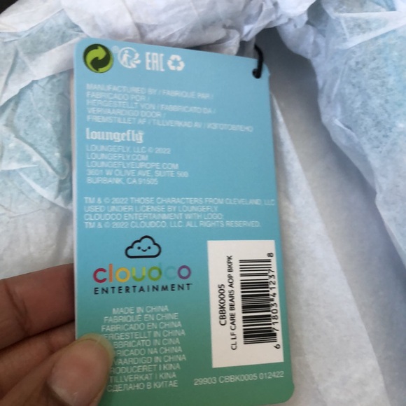 Loungefly Care Bears 40th white multi mini back pack fun playful casual NWT - Picture 7 of 10